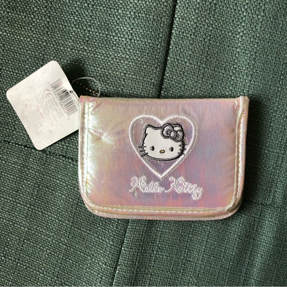 NWT SANRIO Vintage 1998 Hello Kitty shinny Small cardholder